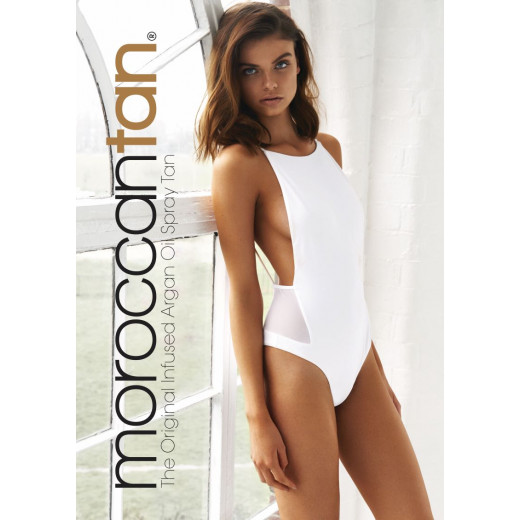 MoroccanTan POSTER DUO white model+ Dynamic Duo ( 84 x 60 cm)