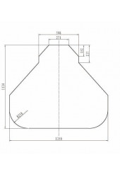 Tan Essentials Turbo Twister FLOORMAT for TOWER 3 FAN
