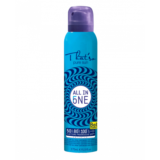 All in One SPF Spray Sensive Skin 50/50+  175 ml  blue 