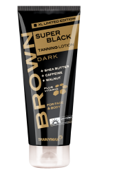 SUPER BLACK Tanning Lotion XTRA LARGE  flacon -  250 ml