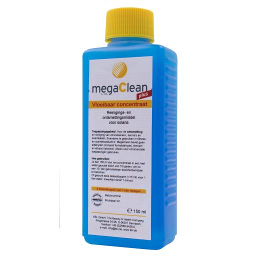 MegaClean Plus Desinfectie Concentraat - 150 ml NEDERLANDS ETIKET