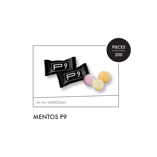 MEGASUN Mentos P9, 200 pcs/pack